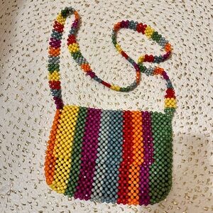 Colorful Beaded Women's Bag